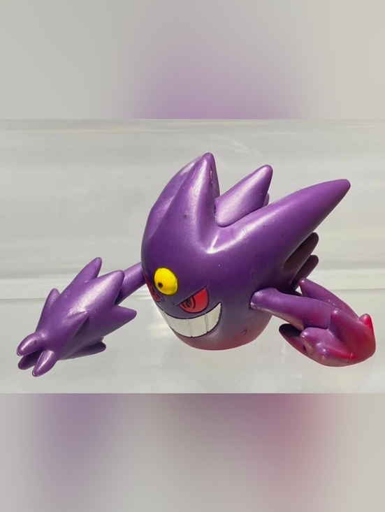 Pokemon Other - TOMY Discontinued RARE Mega Gengar Figure ADJUSTABLE RIGHT ARM 1.5"H